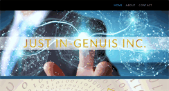 Desktop Screenshot of justin-genius.com